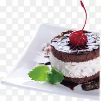 巧克力蛋糕生日蛋糕壁纸樱桃巧克力蛋糕