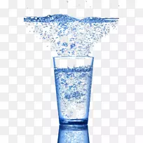 碳酸水玻璃泡.蓝色水玻璃泡