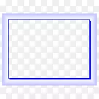 方形区域紫色图案-蓝色边框PNG照片