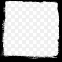 黑白棋盘正方形图案方框PNG照片