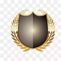 徽标行业组织销售业务-士兵盾牌金属设计