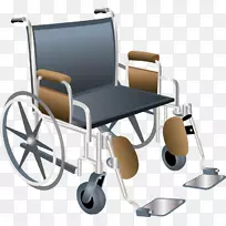 轮椅剪贴画-轮椅