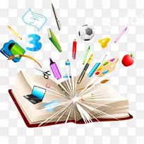学校用品剪贴画-学校用品