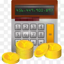 计算器货币货币计算器和硬币