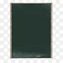 绿色画框黑板.绿色黑板