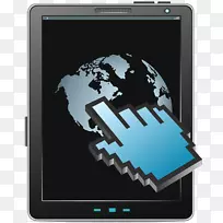 电脑鼠标ipad macintosh图标-Tablet pc鼠标手指