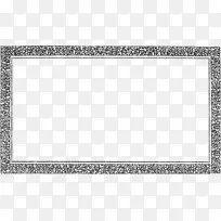 黑白方格棋盘游戏-老式边框PNG PIC