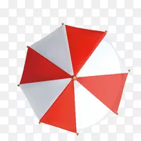 红色几何伞-红色伞