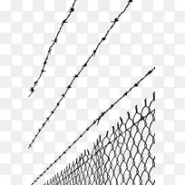带刺铁丝网护栏摄影带刺带高压有刺铁丝网防护墙