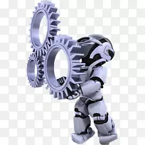 机器人齿轮机械工程三维计算机图形机器人