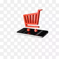 网上购物零售电子商务淘宝购物车手机网络
