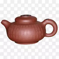 宜兴粘土茶壶-茶壶