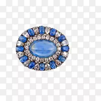 蓝宝石钻石蓝色珠宝蓝宝石