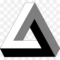 彭罗斯三角直角三角形边三角形透明PNG
