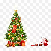 圣诞老人圣诞树圣诞饰品礼物-圣诞树