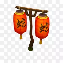 传说中的蛇眼，生肖-蛇定义的灯笼