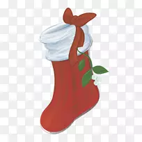 圣诞老人圣诞十字绣圣诞袜圣诞树红袜子
