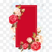 Adobe插画-红玫瑰盒