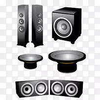 扬声器声音欧式-扩音器
