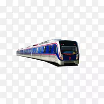 列车快速过境轨道运输磁悬浮铁道车厢地铁