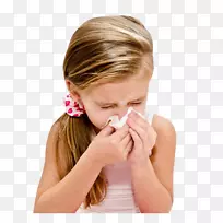 儿童感冒免疫系统鼻干草热-盖上你的鼻子图片