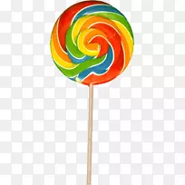 冰淇淋棒棒糖古巴糕点-彩虹棒棒糖