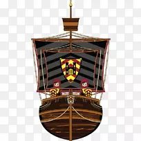 帆船船头-古代帆船