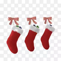 圣诞袜圣诞老人袜子红圣诞袜