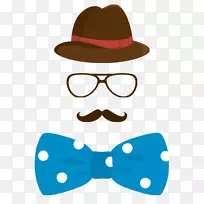 Android应用程序包移动应用软件google Play-男式帽子眼镜胡子蝴蝶结