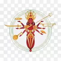 Shiva Durga puja Kali Parvati-卡通十胜节日图片