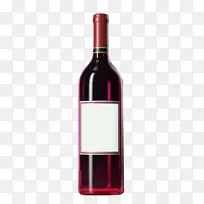 红葡萄酒蒸馏酒瓶.酒瓶