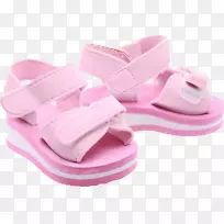 凉鞋-漂亮的粉红色凉鞋