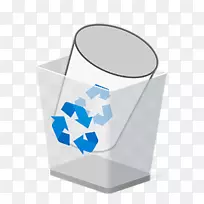 垃圾桶垃圾箱图标-可回收垃圾回收