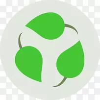 回收自然环境图标-可回收图标