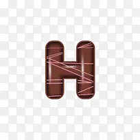 巧克力字母-巧克力字母表h