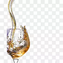 红酒白兰地鸡尾酒酒杯美酒白兰地特写高分辨率图像