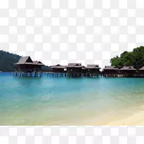 卢穆特岛，马来西亚庞考尔岛Pangkor Laut岛度假胜地-Pangkor岛风景区
