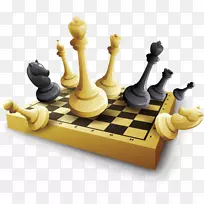 国际象棋棋子-国际象棋中的黑白棋子