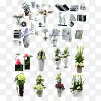 花卉设计花瓶花盆-花图