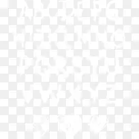 黑白线点角-芬比兹英文字母表