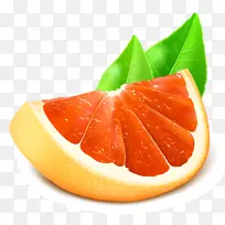 果汁柚子柠檬橘子切红葡萄柚