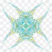 彩色剪贴画.漩涡式剪贴画