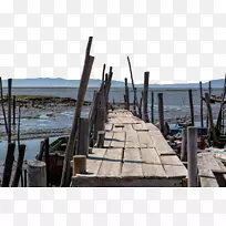 摄影版税-免费.xchng渔夫-废弃木材码头