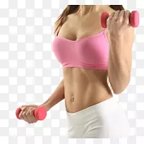 体育锻炼身体健身哑铃腹部重量训练-健身美容