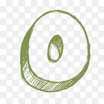 0插图-绿色数字0