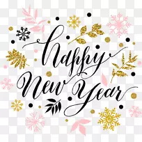 新年祝福新年决议新年卡片新年快乐