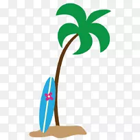 夏威夷槟榔科剪贴画.夏威夷图形