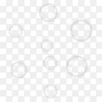 圆点面积角白色透明泡泡PNG剪贴画图像