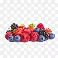 弗鲁蒂·迪博斯科奶昔蓝莓覆盆子草莓-浆果png hd