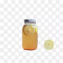 橙汁柠檬水梅森罐柠檬水